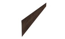 Ламель забора жалюзи Palermo стартовая/финишная для калиток и ворот 0,45 Print-Double Elite Antique Wood