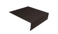 Планка лобовая/околооконная простая 190х50 0,5 Atlas X с пленкой RR 32 темно-коричневый (2м)