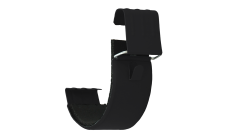 Соединитель желоба Grand Line ПУ матовый 125мм RAL 9005 черный