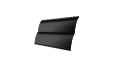 Блок-хаус new Grand Line 0,5 Velur X с пленкой RAL 9005 черный