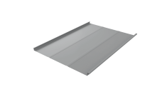 Фальц двойной стоячий Line Grand Line 0,45 Drap TX с пленкой на замках RAL 7004 сигнальный серый