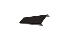 Ламель обратная 100 забора жалюзи Texas 0,45 Drap TX RAL 9005 черный