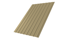 Профнастил С10R Grand Line 0,4 PE RAL 1014 слоновая кость