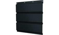 Софит металлический Классик v01 Grand Line полная перфорация 0,5 Drap с пленкой RAL 7016 антрацитово-серый