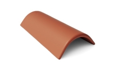 Коньковая черепица без зажима Braas Франкфуртская/Янтарь/Таунус красный