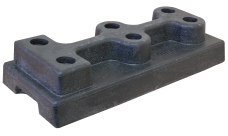 Основание композитное с отверстиями для труб 38 мм и 51 мм